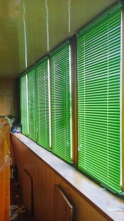 Горизонтальные жалюзи - установлены 07.07.2021