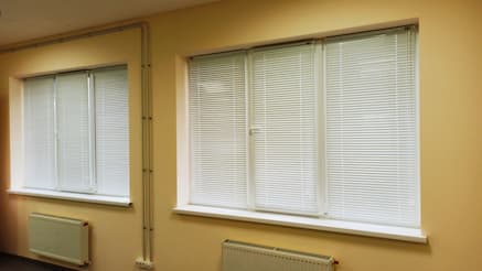 Горизонтальные жалюзи - установлены 26.08.2021