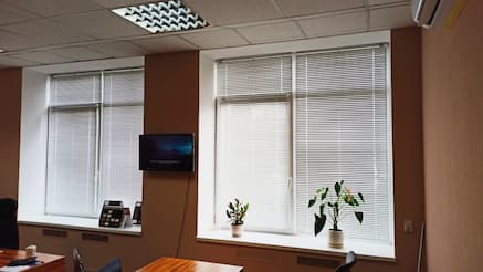 Горизонтальные жалюзи - установлены 24.09.2021