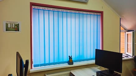 Вертикальные жалюзи - установлены 11.10.21