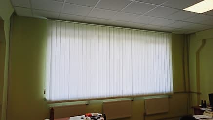 Вертикальные жалюзи - установлены 12.10.21