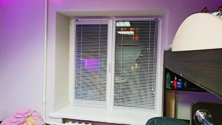 Горизонтальные жалюзи - установлены 24.12.2021