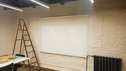 Деревянные жалюзи (50мм) - установлены 28.10.2020