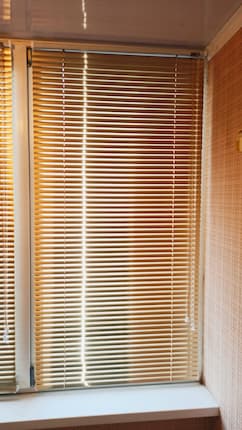 Горизонтальные жалюзи - установлены 06.11.2020