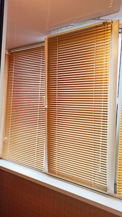 Горизонтальные жалюзи - установлены 06.11.2020