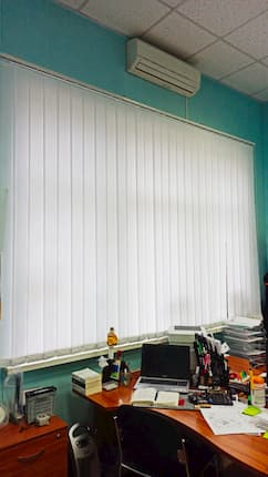 Вертикальные жалюзи - установлены 16.11.2020