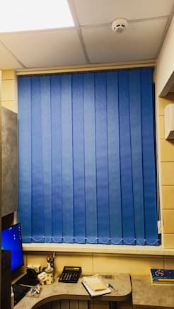 Вертикальные жалюзи - установлены 11.03.21