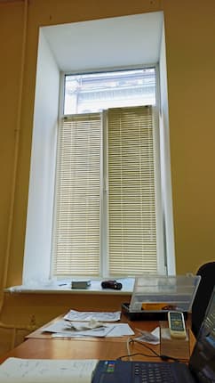 Горизонтальные жалюзи - установлены 17.08.2020