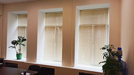 Горизонтальные жалюзи - установлены 13.05.2021