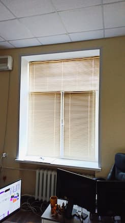 Горизонтальные жалюзи - установлены 09.06.2021