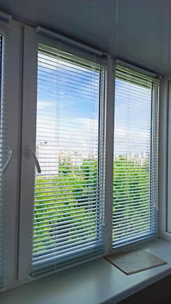 Горизонтальные жалюзи - установлены 10.06.2021