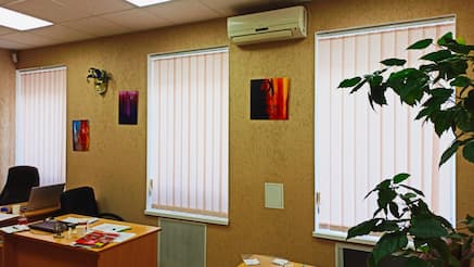 Вертикальные и горизонтальные жалюзи - установлены 14.06.2021