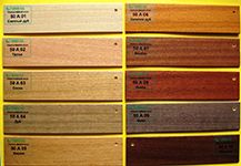 Цветовые варианты деревянных жалюзи